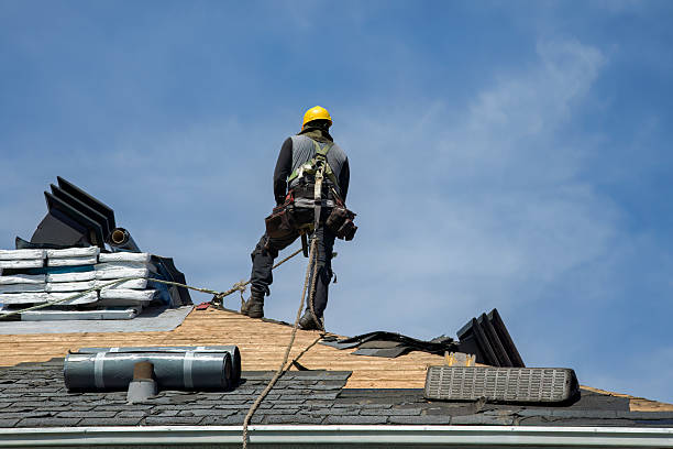 Professional Gutter Installation technician working in Westwood, KY